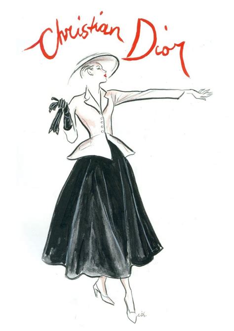 dessins dior|christian dior sketches.